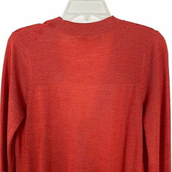 LOFT Cardigan Buttons Orange Size M - Picture 6 of 8
